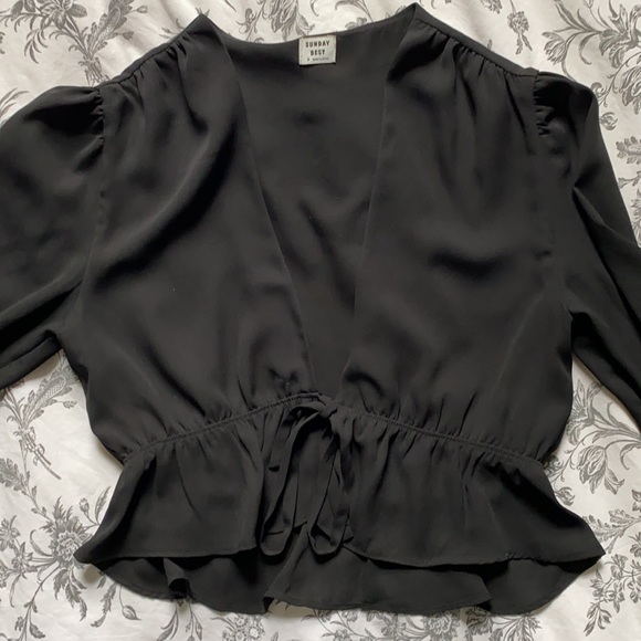 Sunday best front tie long sleeve - Picture 3 of 8